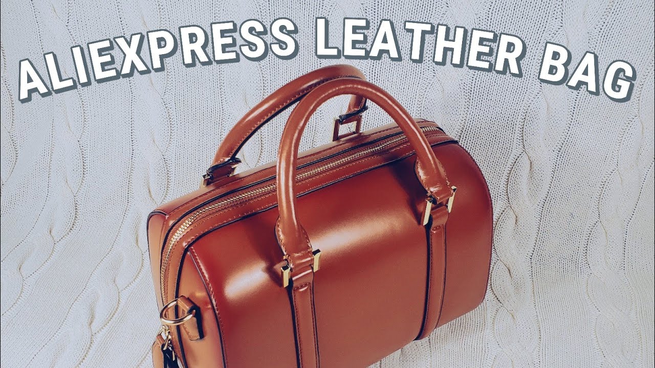LV Speedy Alternative?  Aliexpress Leather Bag Unboxing 