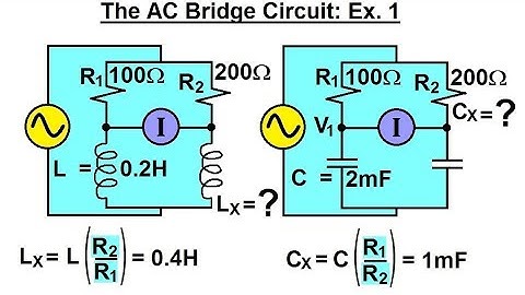 Electrical Engineering: Ch 10 Alternating Voltages & Phasors (65 of 82) AC Bridge Circuit: Ex 1