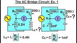 electrical engineering: ch 10 alternating voltages & phasors (65 of 82) ac bridge circuit: ex 1
