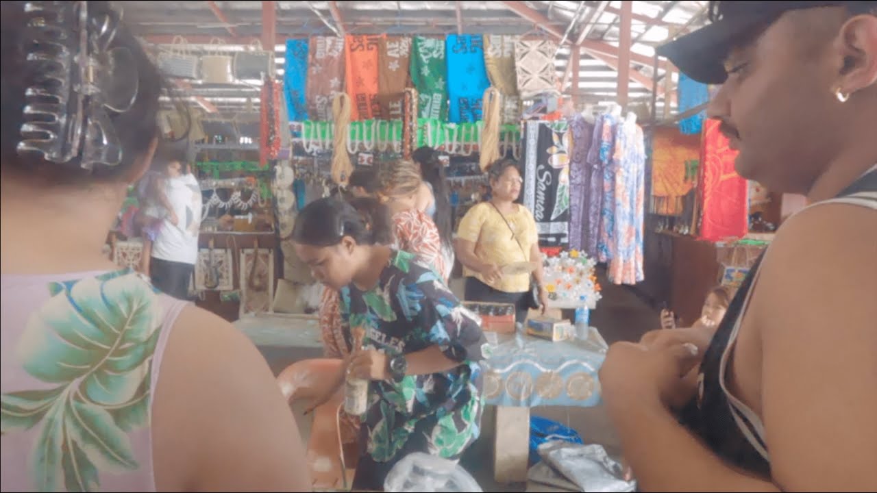 EXPLORING THE MARKET IN SAMOA 🇼🇸  | AL_Squad2020