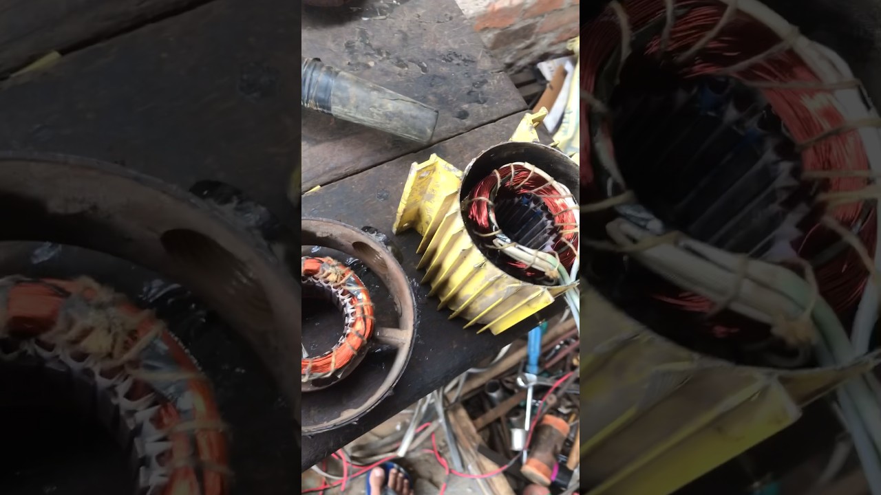winding work #motorwinding #electricalmotor - YouTube