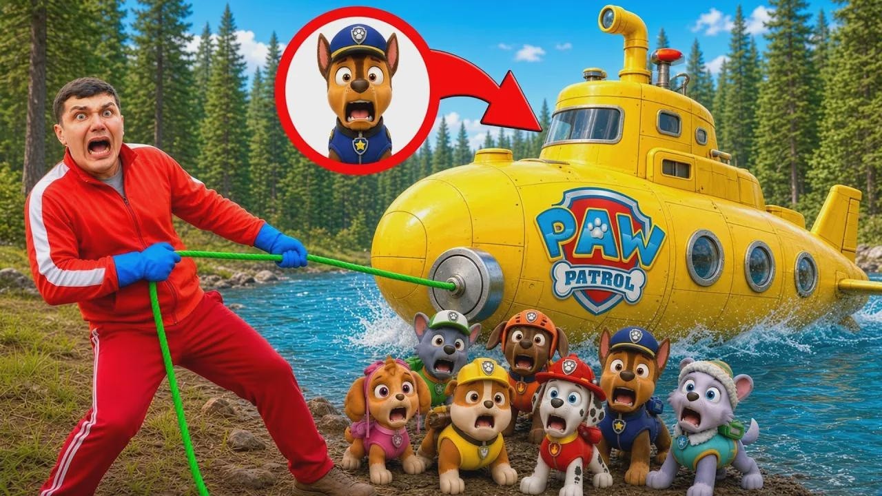 Βρήκαμε υποβρύχιο της PAW Patrol κάνοντας ψάρεμα με μαγνήτη! ΤΡΑΚΑΡΕ και ΒΥΘΙΣΤΗΚΕ!