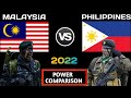 Malaysia vs Philippines military power comparison 2022 | Philippines vs malaysia military power 2022