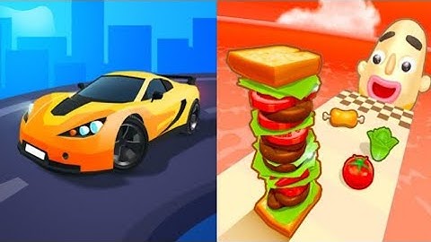 Sandwich Runner | Race Master 3D - All Level Gameplay Android,iOS - NEW APK MEGA UPDATE
