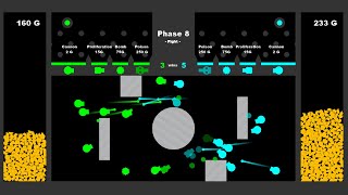 Marble race  Cannon match  Gold battle in Algodoo