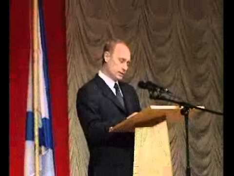 вступление АПЛ «Гепард» в состав Военно-Морского Флота России. выступление В.Путина