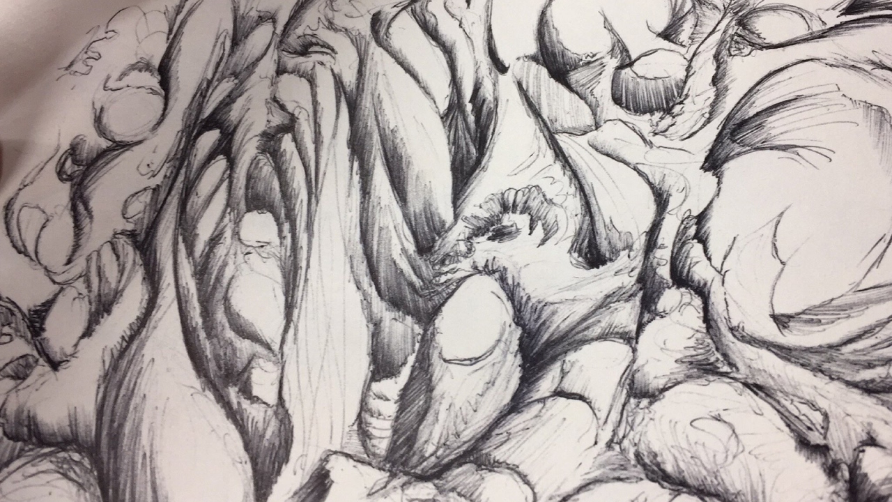 DL Touching Zombie Butt