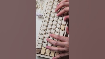 osume dalgona board x akko wine white #soundtest #typingasmr #mechanicalkeyboard #customkeyboards