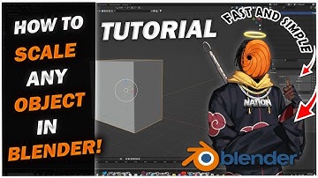 How To Scale ANY Object in Blender! | Tutorial