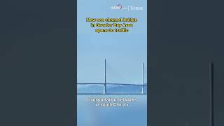 New sea channel bridge in Greater Bay Area opens to traffic