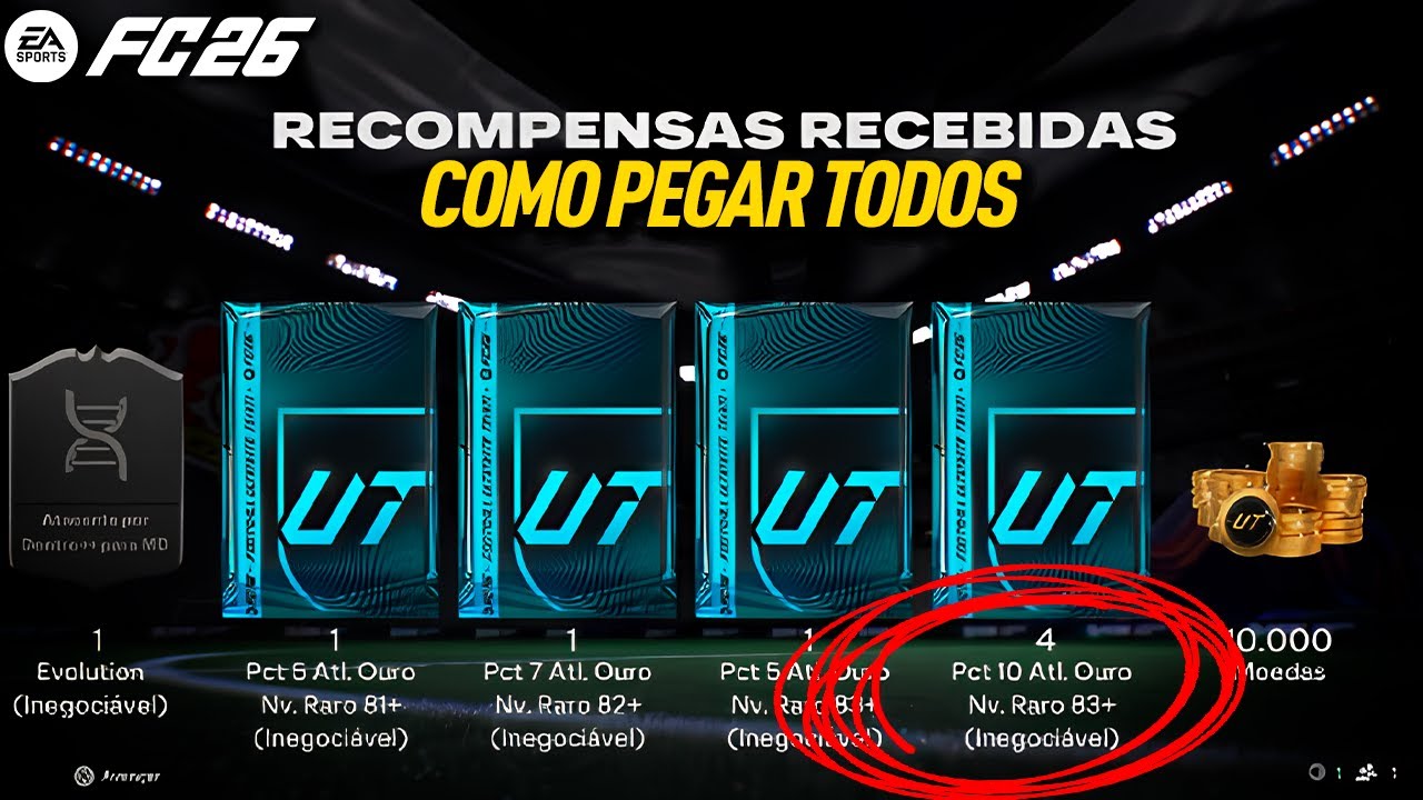 FC 26 | 💥 COMO GANHAR 4 PACKS 10X 83+ DO DESAFIO ULTIMATE 3 || LINKER ||