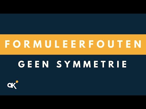 Video: Symmetrie Zonder Symmetrie