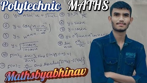 polytechnic 1st sem ( maths) /2024-2025/ important questions/ Mathsbyabhinav/ #polytechnic #maths
