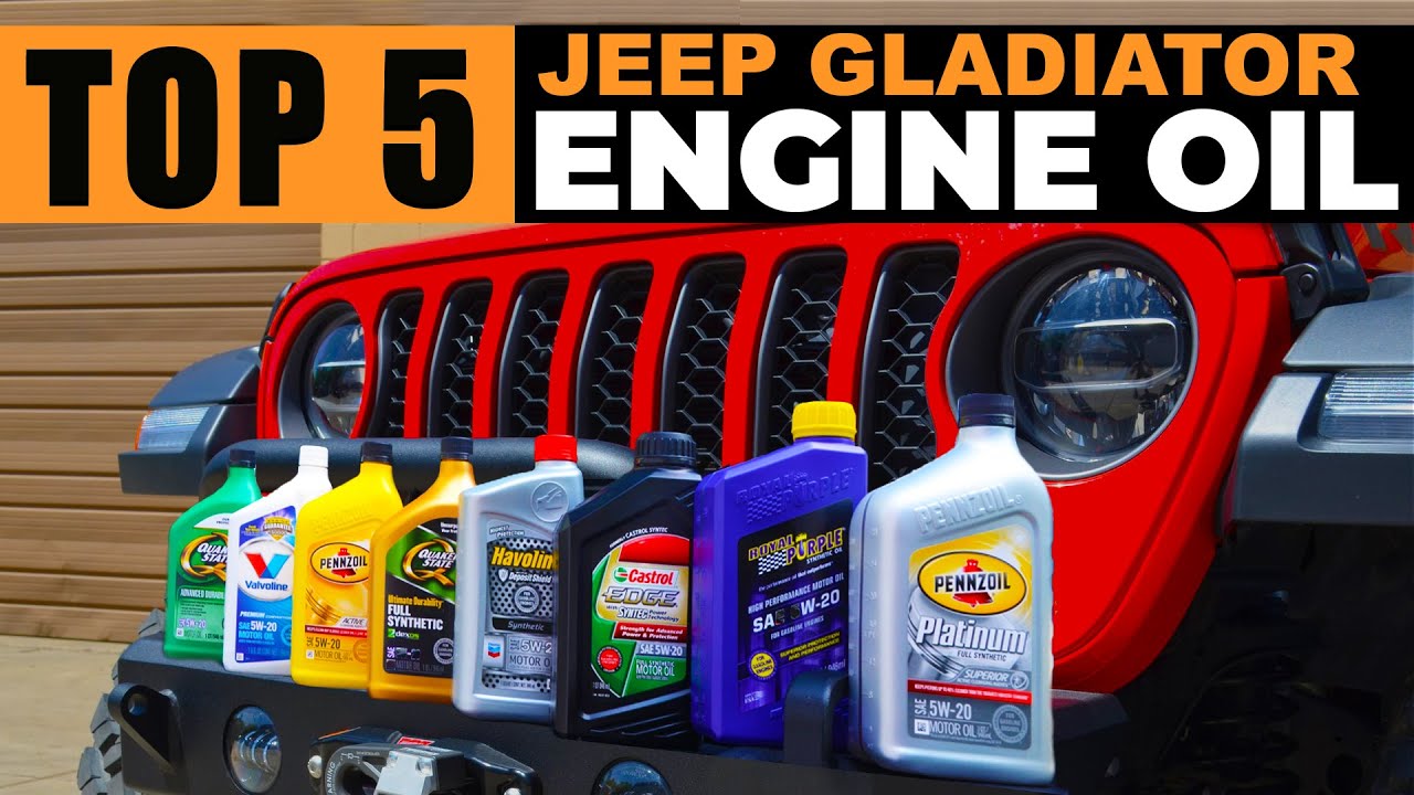 🥇TOP 5: Best Oil for Jeep Gladiator - YouTube