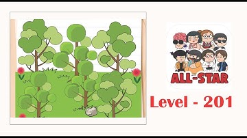 Brain test all star level 201 What is under the tree?