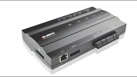 essl c3-400 , 4 door controller demo with finger & card access setup configured for two doors