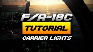 DCS World 2.5 F/A-18C Carrier Lights Tutorial