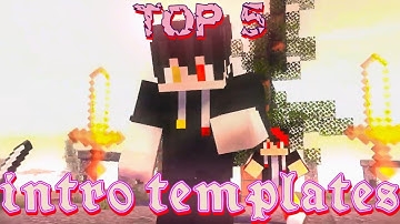 TOP 5 INTRO TEMPLATES [ MINE-IMATOR ] MINECRAFT ANIMATIONS