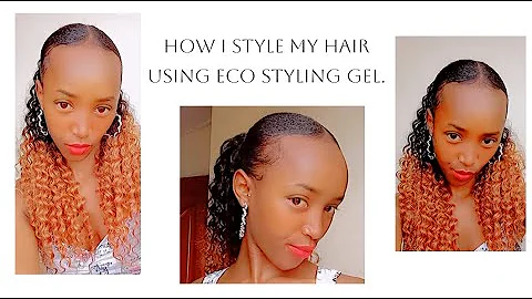 How To Style/Apply Gel On 4C Natural Hair || My Sl...