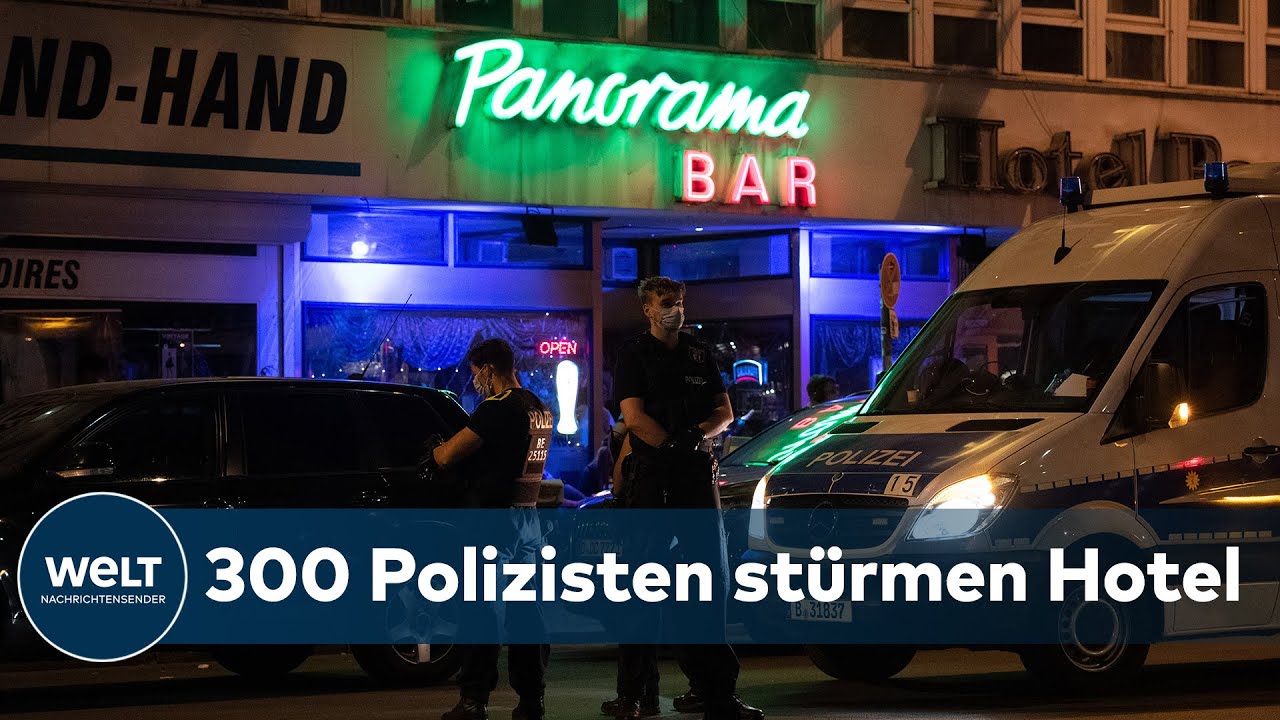 RAZZIA IN BERLIN: Hotel von Polizei gestürmt – Verdacht auf illegales Glücksspiel I WELT News
