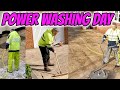 Three power washing jobs