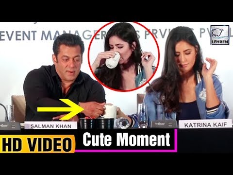 Salman Khan Shares His Coffee With Katrina Kaif  LehrenTV