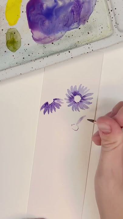 How to paint Easy asters!