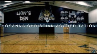 Hosanna Christian Accreditation