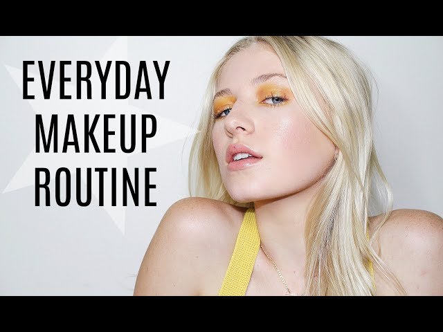 EVERYDAY MAKEUP TUTORIAL Yellow Smokey Eye / Kallie Kaiser