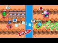 5 LUCKY + 5 UNLUCKY ! Brawl Stars Funny Moments & Wins & Fails #253