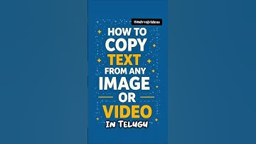 How to copy text from any image or video in Telugu #techtelugu #telugushorts #ytshorts #shorts