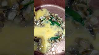 Egg omelette with mushrooms and spinach shorts satisfying asmrsounds eggrecipe