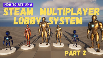 How To Create A Steam Multiplayer Lobby System - Part 2 - Unreal Engine 5 Tutorial