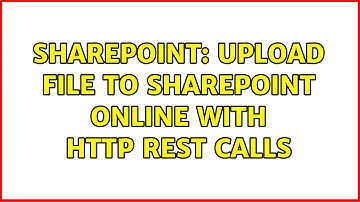 Sharepoint: Upload file to SharePoint online with HTTP REST calls