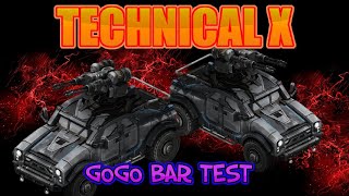 War Commander - First Look At The Technical X - GoGo Bar Test.