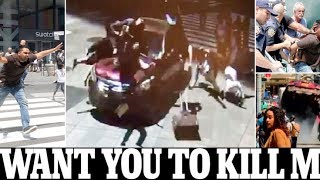 Man Plows Car into Several People at Times Square