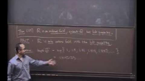 Real Analysis, Lecture 4: The Least Upper Bound Property (4/8)