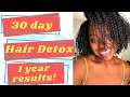 30 Day Hair Detox 1 Year Results!