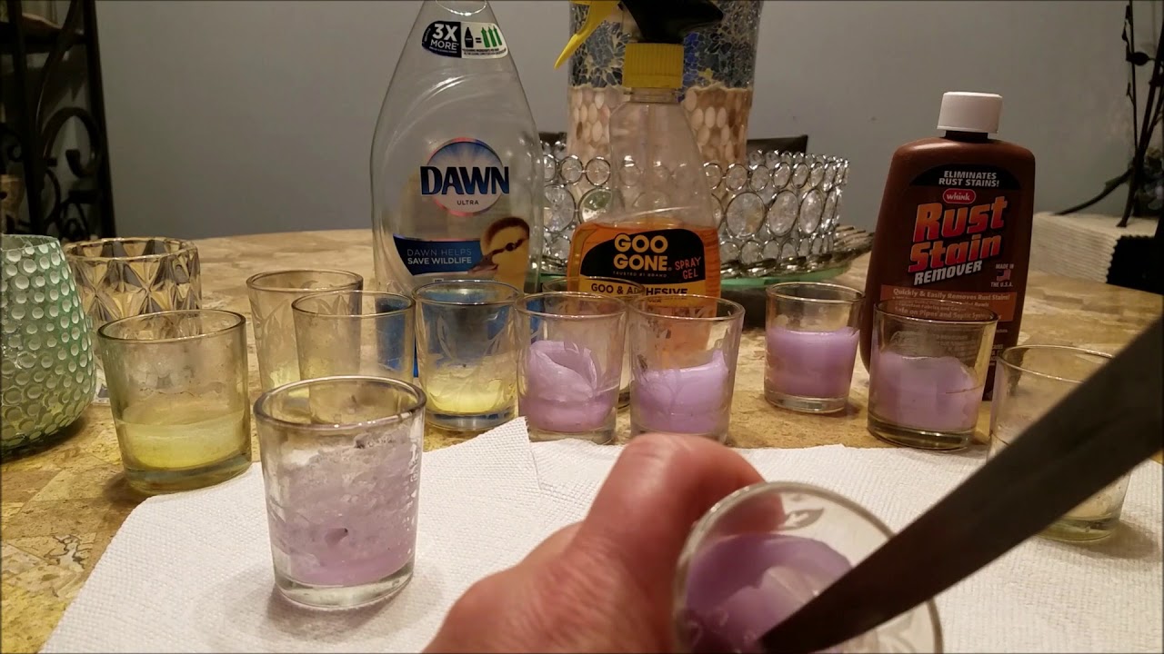 Candle Help, Cleaning out Votive Holders YouTube