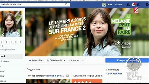 Mélanie, nouvelle présentatrice météo vedette !