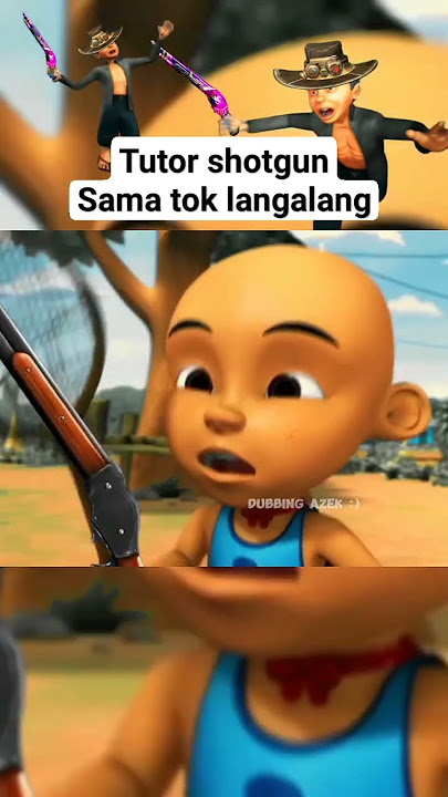 meme lucu upin ipin epep 😂😂 || upil ipil tutor pakai shotgun jengkol part 5 ehsan bejat #shorts