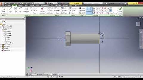 Modelling Threads in Autodesk Inventor