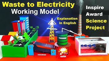 waste to electricity working model - explanation in english - dry waste management | howtofunda