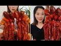 ASMR Amazing Spicy Octopus Eating Show Compilation #32