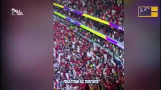 MERINDING Lagu 'Chants' Persembahan Supporter Maroko Untuk Palestina