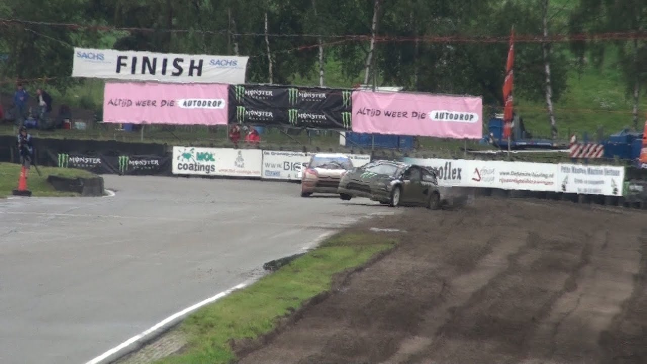 Liam Doran knows how to finish in style - ERC Rallycross Valkenswaard 2011