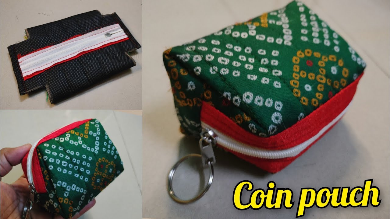 DIY Coin Purse / Mini Pouch / Sewing Project / Thuy Craft 