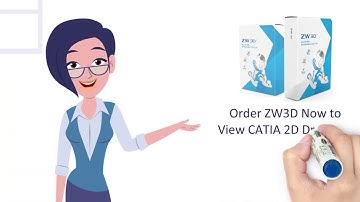 ZW3D 2019 SP: Free Viewing of CATIA 2D Drawings