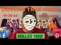 DOLLAR TREE HAUL | BRAND NAMES & HARD CANDY SHADOWS 10-28-20