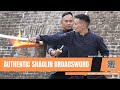 Traditional shaolin sword seminar with xinyiba masters